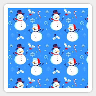 Snowmen Christmas Sticker